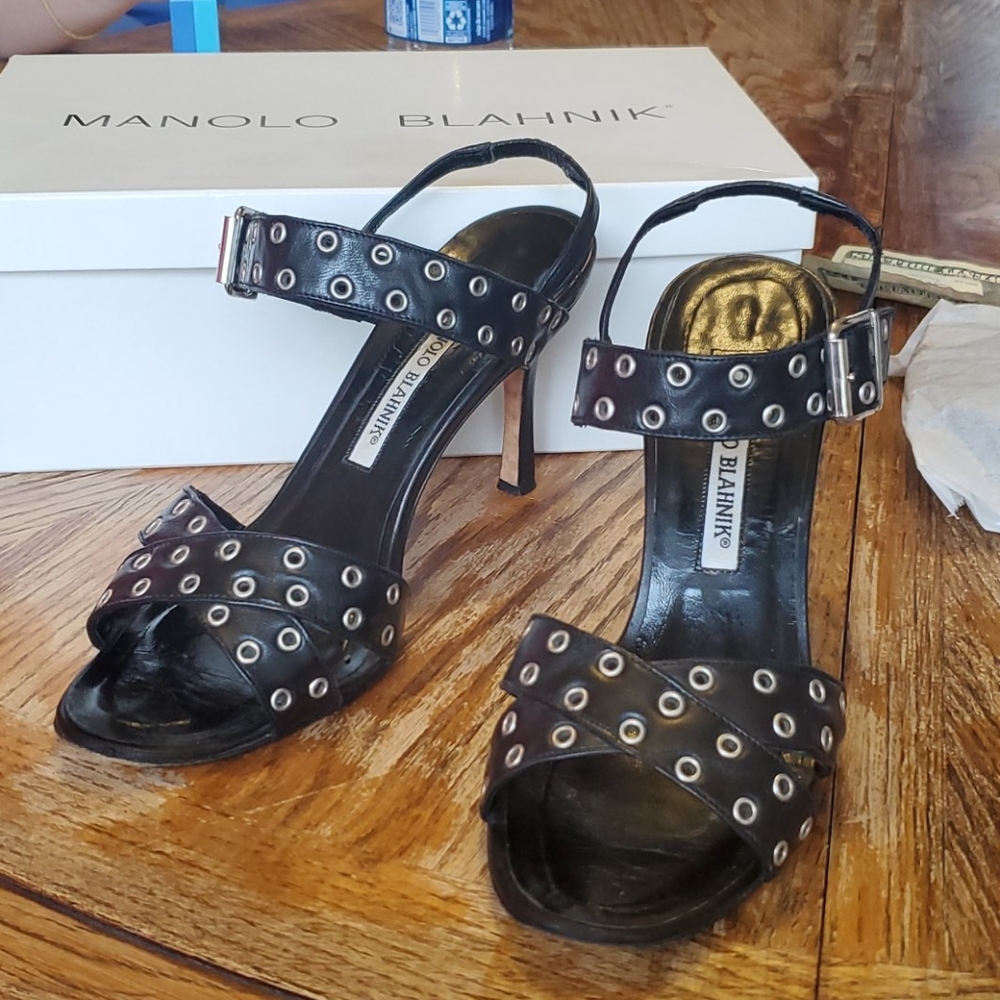 Manolo Blahnik Stud Heels